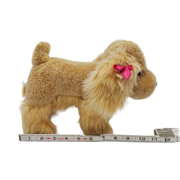 Battat Pucci Pup‎ Plush Cocker Spaniel Puppy Dog Pink Bow Stuffed Animal Tan 10” - Picture 7 of 7